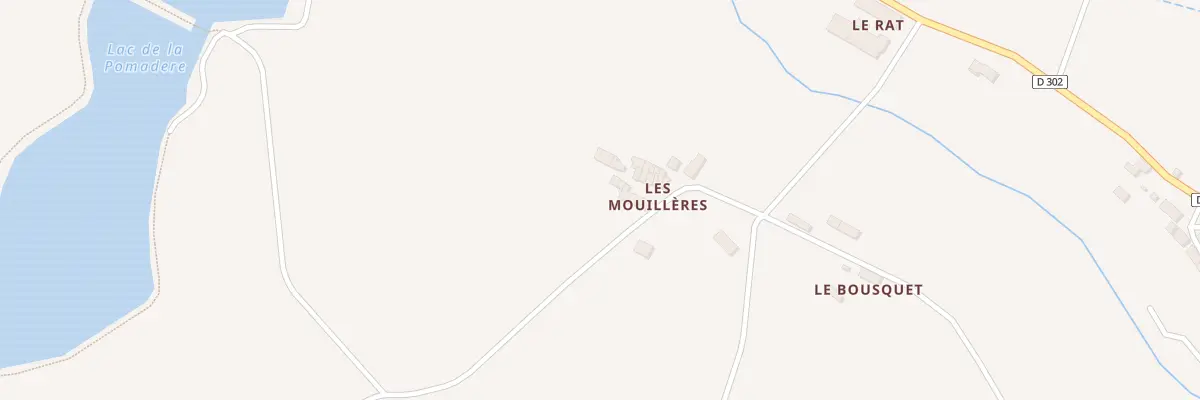Plan de Las Mouilleros à La Pomarède