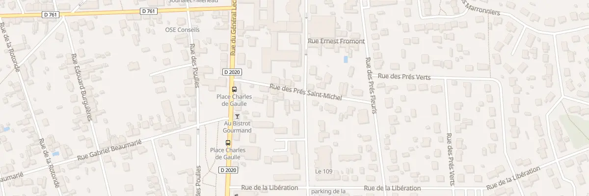 Plan du 6 Rue Marechal Joffre à La Ferté-Saint-Aubin