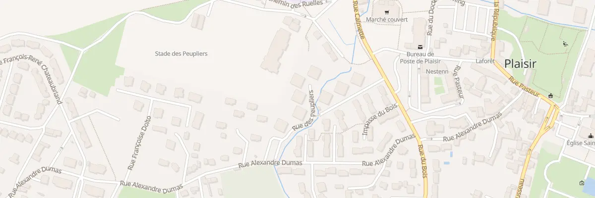 Plan du 3 Rue des Peupliers à Plaisir