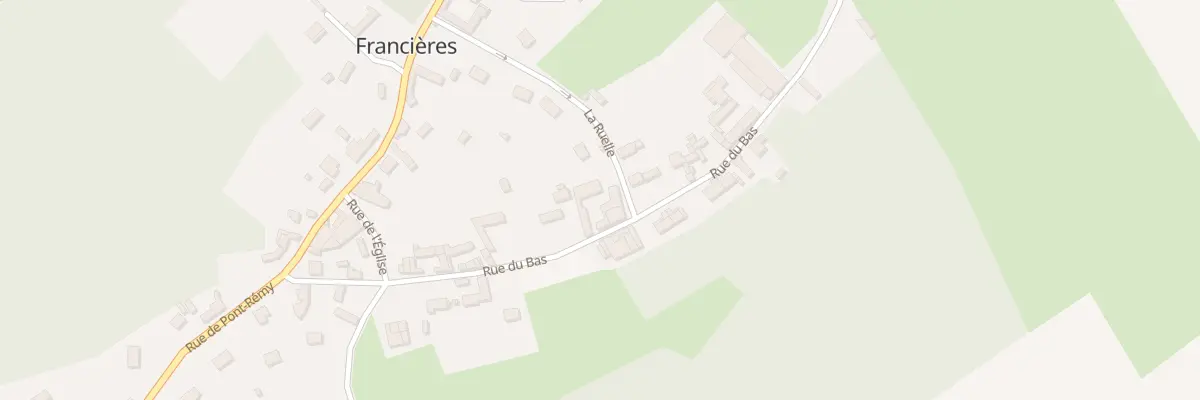 Plan du 9 Rue du Bas à Francières