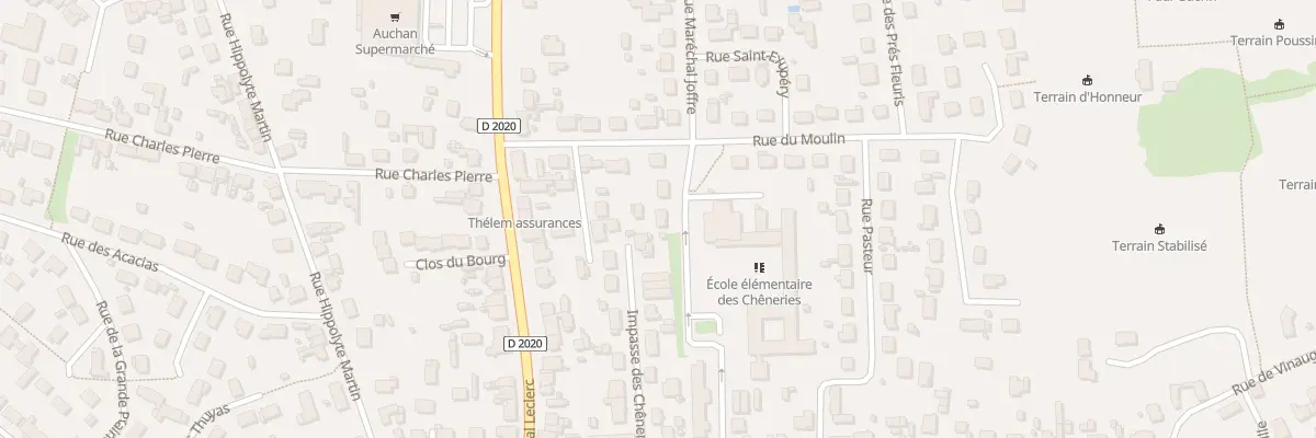 Plan du 4 Rue Alain Fournier à La Ferté-Saint-Aubin