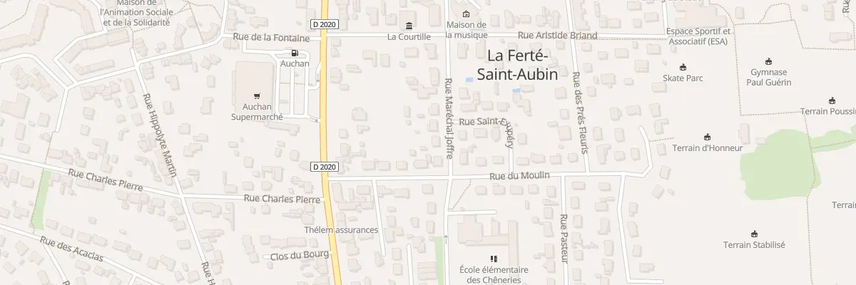 Plan du 362 Rue Marechal Joffre à La Ferté-Saint-Aubin