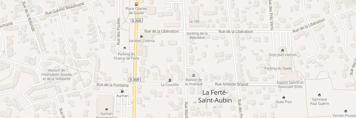 Plan du 230 Rue Marechal Joffre à La Ferté-Saint-Aubin