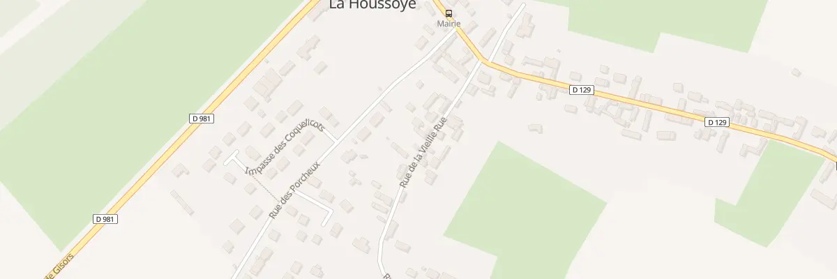 Plan du 110 Rue de la Vieille Rue à La Houssoye
