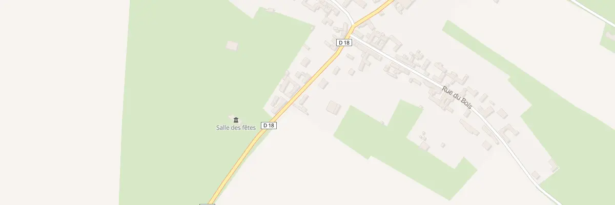 Plan du 9 Rue d’Avelesges à Warlus