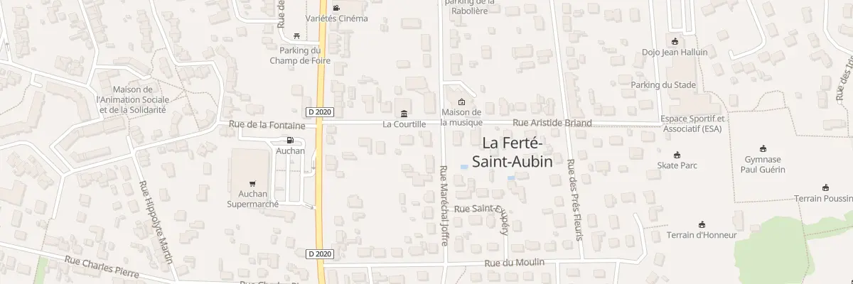 Plan du 286 Rue Marechal Joffre à La Ferté-Saint-Aubin