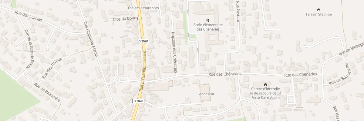 Plan du 9 Imp des Chêneries à La Ferté-Saint-Aubin