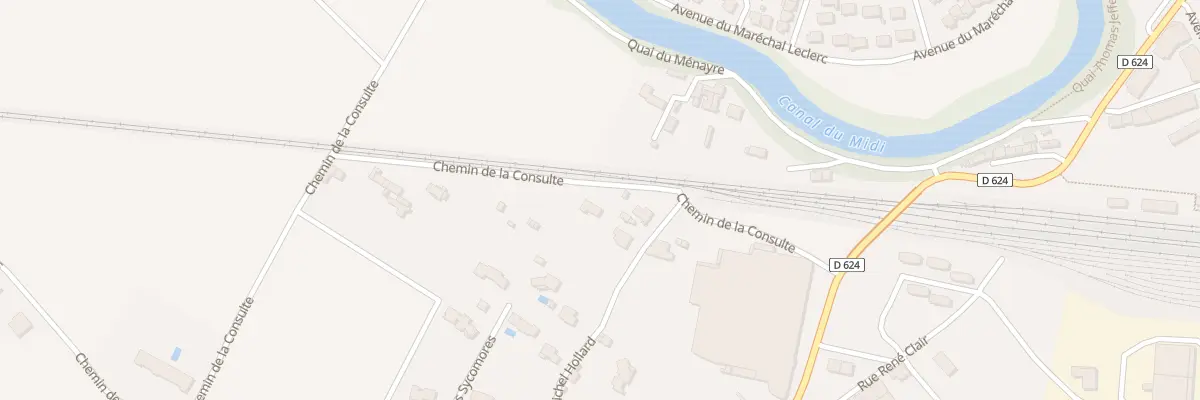 Plan du 61 Che de la Consulte à Castelnaudary