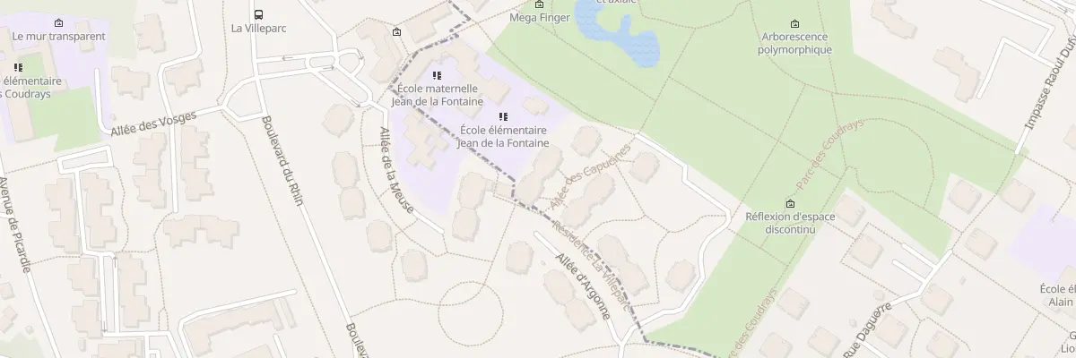 Plan du 9 La Villeparc à Élancourt