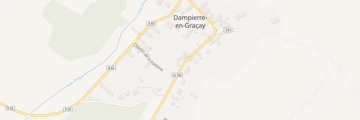 Plan du 10 Rte de Nohant à Dampierre-en-Graçay