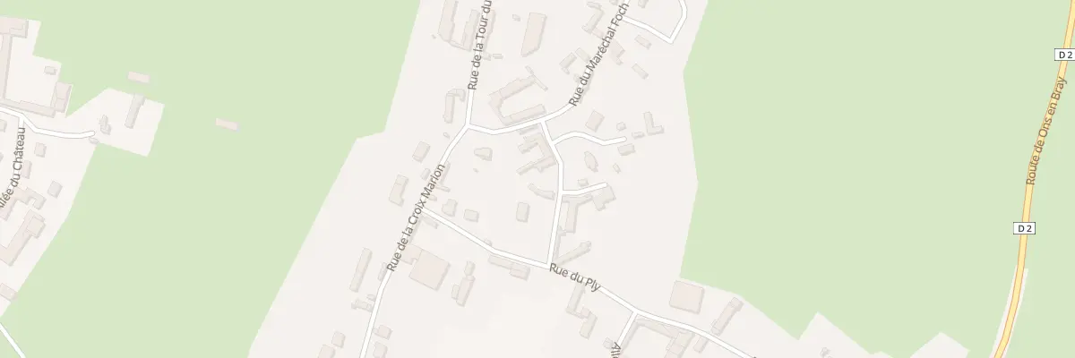 Plan du 85 Rue du Maréchal Leclerc à Villers-Saint-Barthélemy