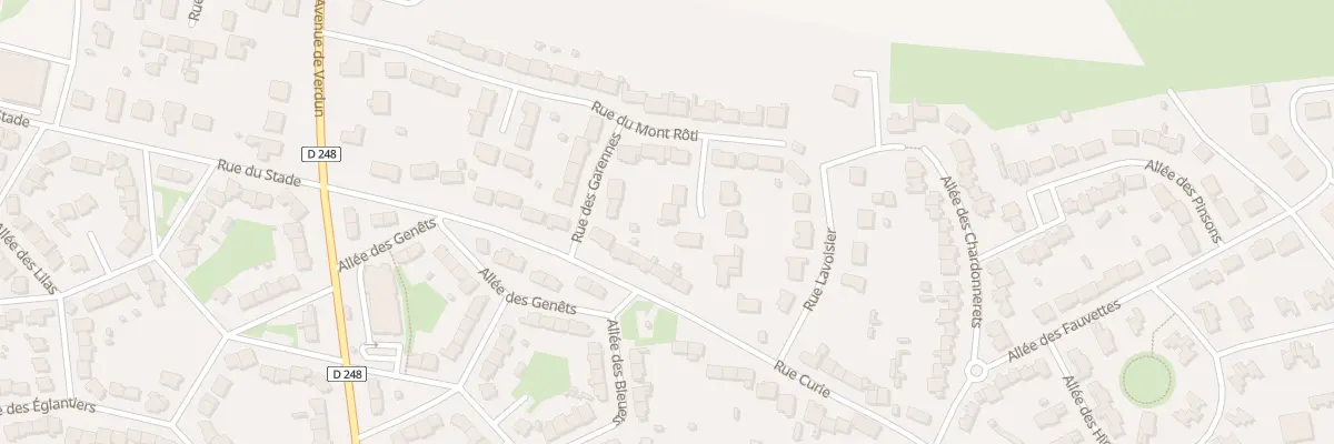 Plan du 256 Rue du Mont Rôti à Marck