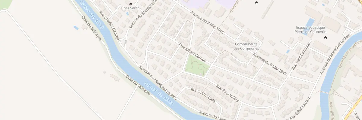 Plan du 7 Rue Antoine de Saint Exupery à Castelnaudary