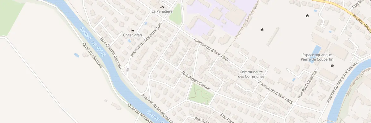 Plan du 2 Rue Maurice Ravel à Castelnaudary