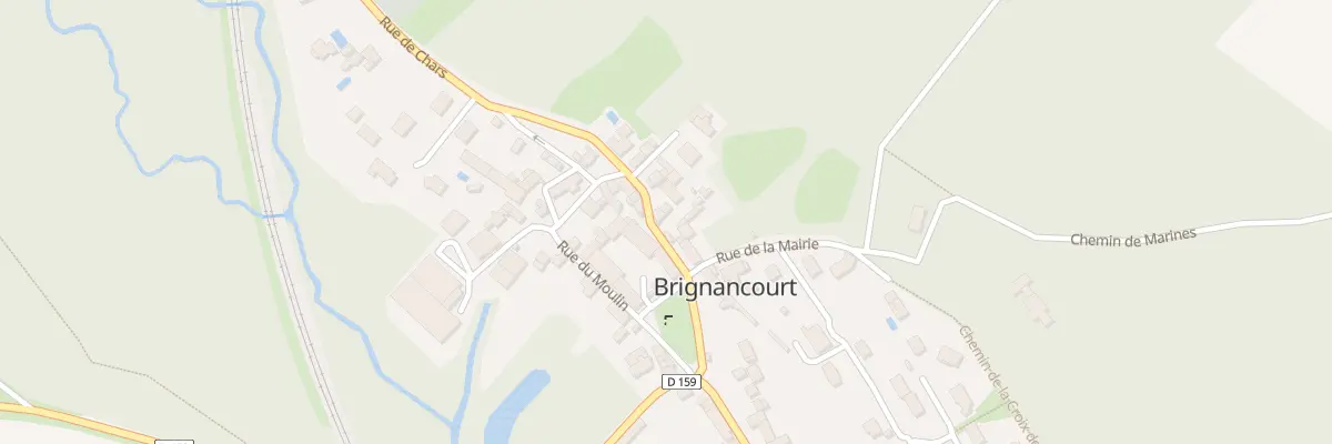 Plan du 23 Rue de Chars à Brignancourt