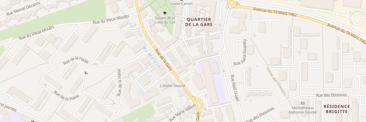 Plan du 34 Rue de la Gare à Plaisir