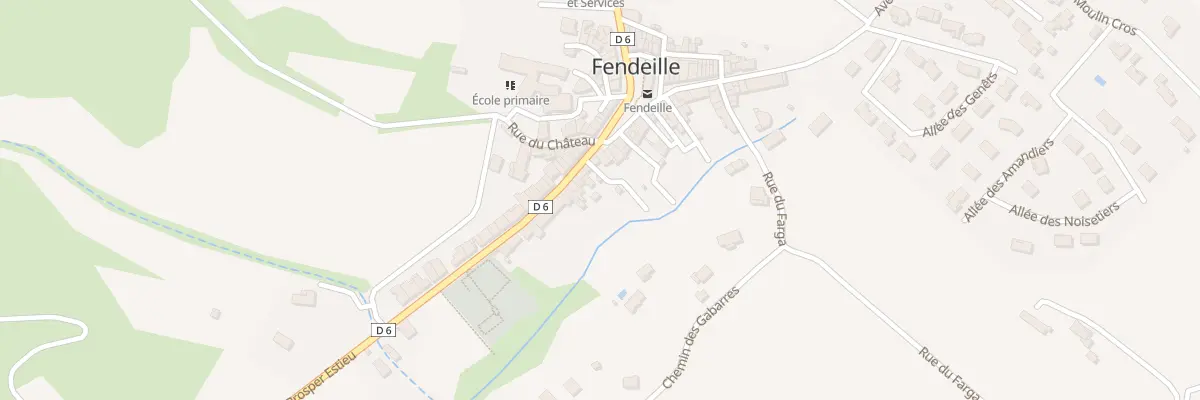 Plan du 10 Av Prosper Estieu à Fendeille