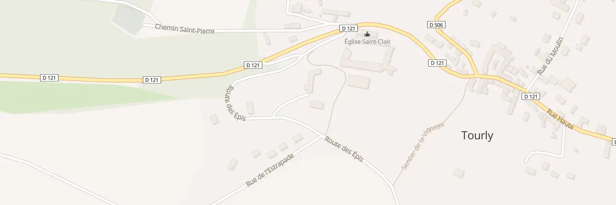 Plan du 3 Rte des Épis à Tourly