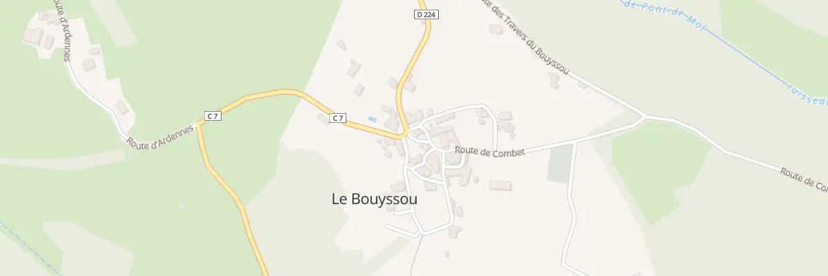 Plan du 5064F Rue du Monument aux Morts au Bouyssou