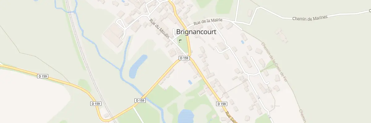 Plan du 2 Rue de la Viosne à Brignancourt