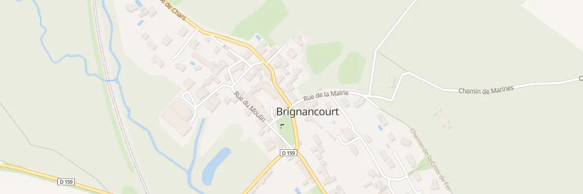 Plan du 15 Rue de la Mairie à Brignancourt