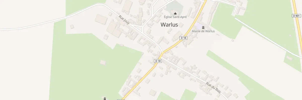 Plan du 3 Rue Jouy à Warlus