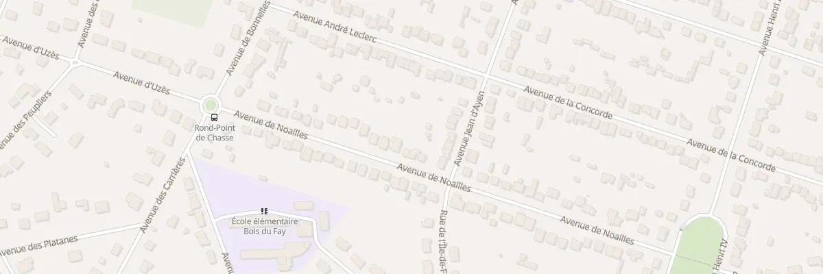 Plan du 42 Av de Noailles au Mesnil-Saint-Denis