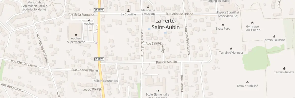 Plan du 355 Rue Marechal Joffre à La Ferté-Saint-Aubin