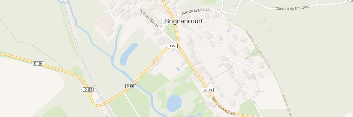 Plan du 13 Rue Saint Hubert à Brignancourt