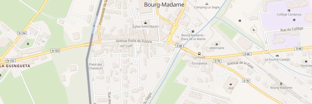 Plan du 5001F Rue du Traite des Pyrenees à Bourg-Madame