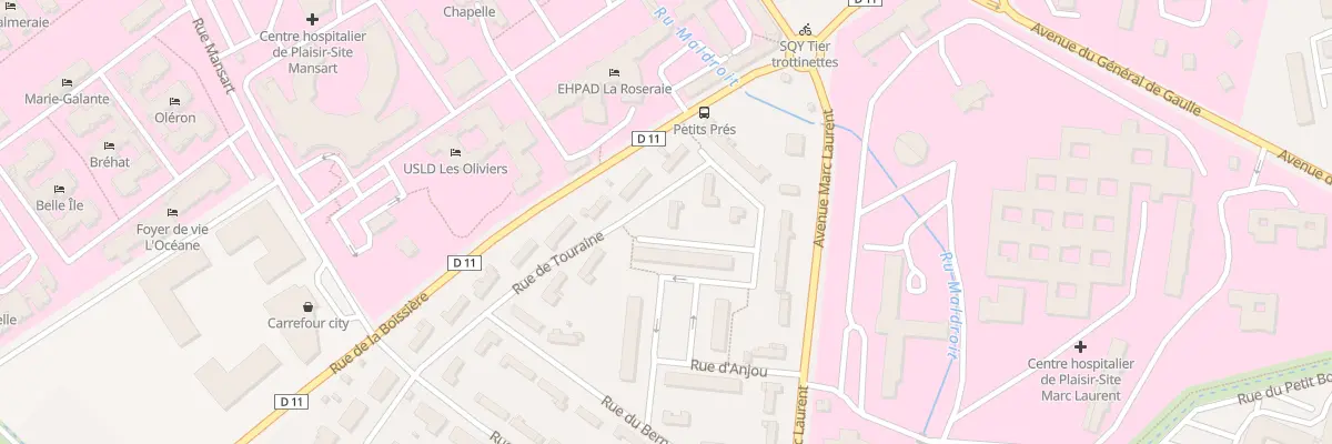 Plan du 18 Rue de Touraine à Plaisir