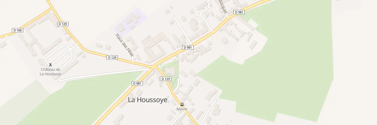 Plan du 100 Rte de Beauvais à La Houssoye