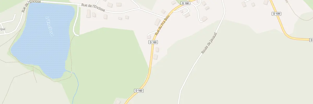 Plan du 4 Rue du Pra Bou à Tarnac