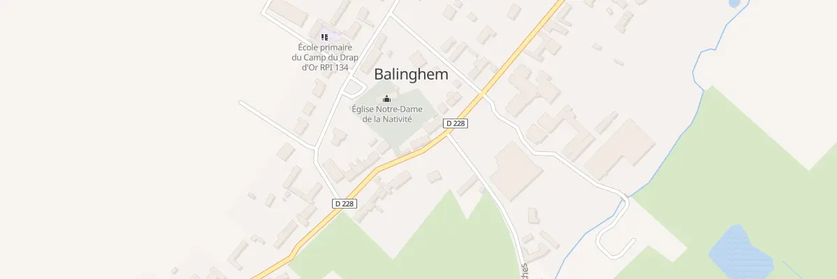 Plan du 1273 Rue du Camp du Drap d’Or à Balinghem