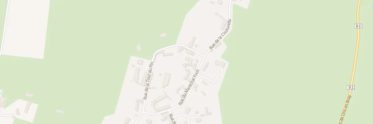Plan du 205 Rue du Maréchal Foch à Villers-Saint-Barthélemy