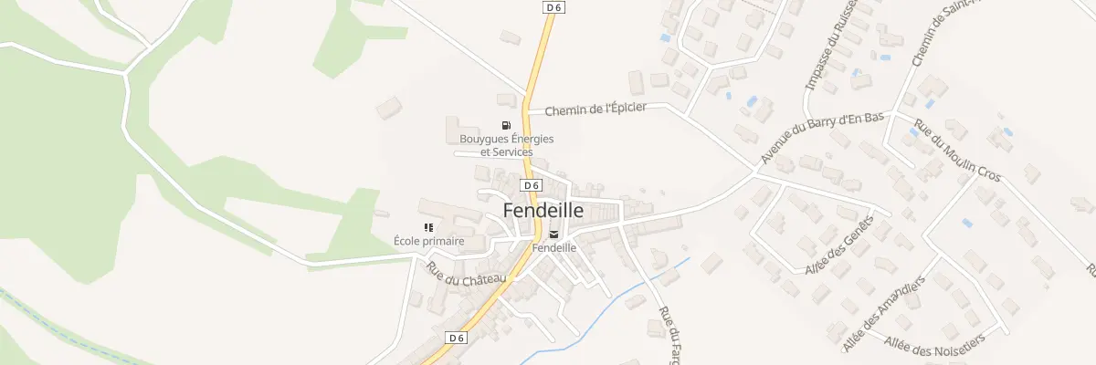 Plan du 23 Le Village à Fendeille