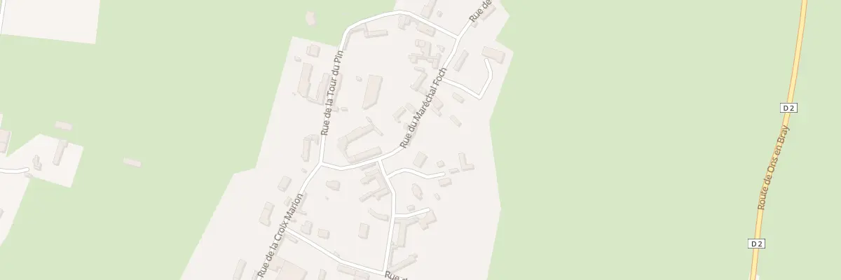 Plan du 102 Rue du Maréchal Foch à Villers-Saint-Barthélemy