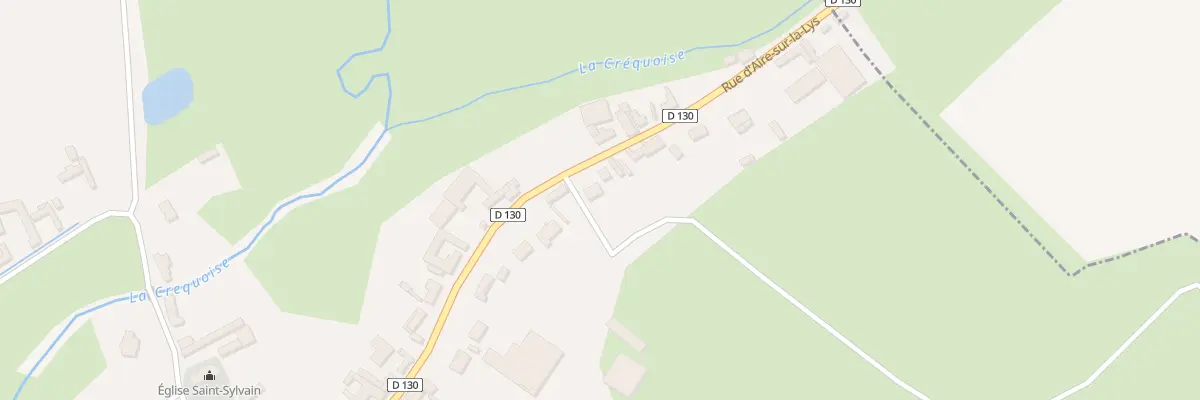 Plan du 68 Rue d’Aire sur la Lys à Offin