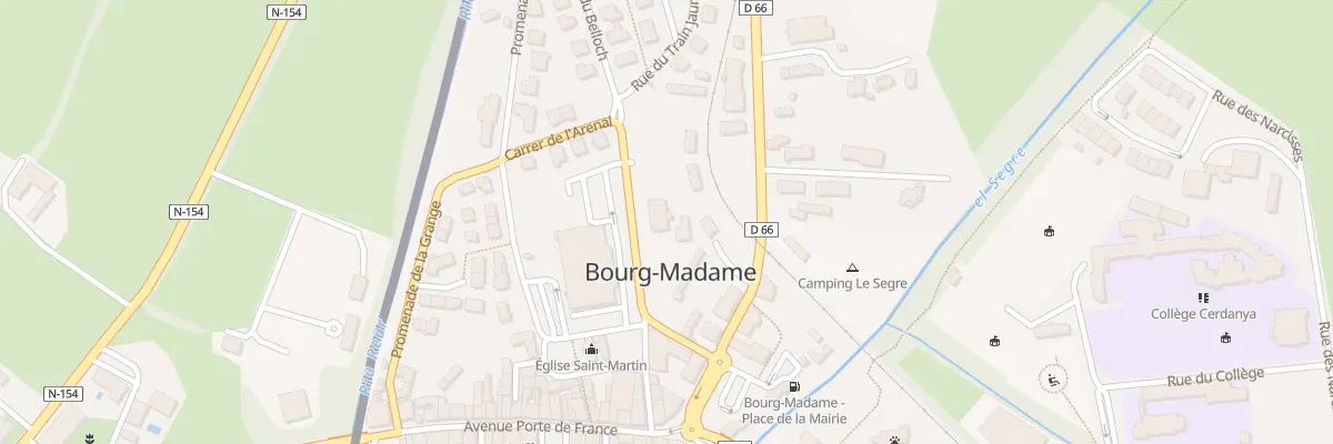 Plan du 12 Rue du Belloch à Bourg-Madame