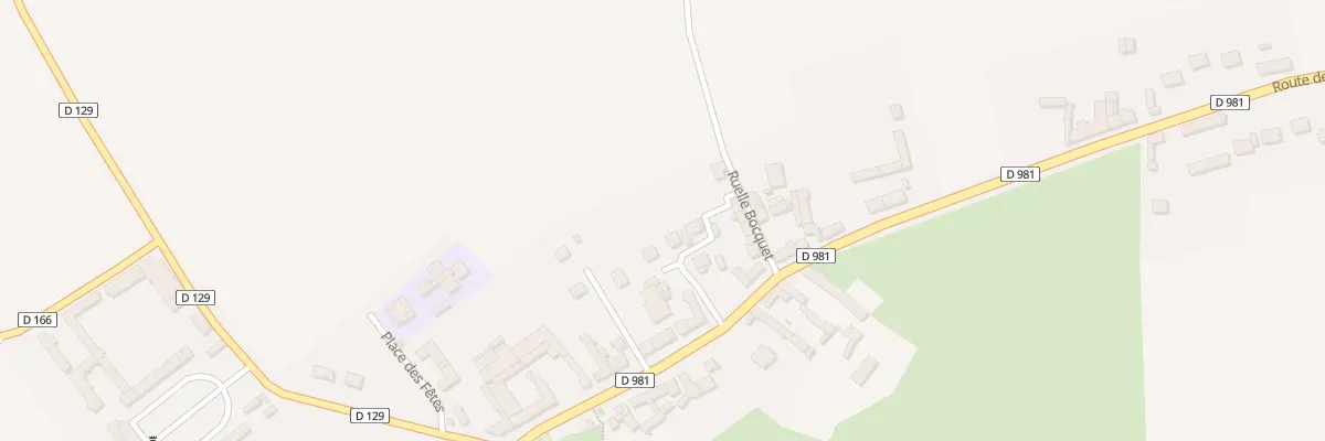 Plan du 3 Rue des Houx à La Houssoye