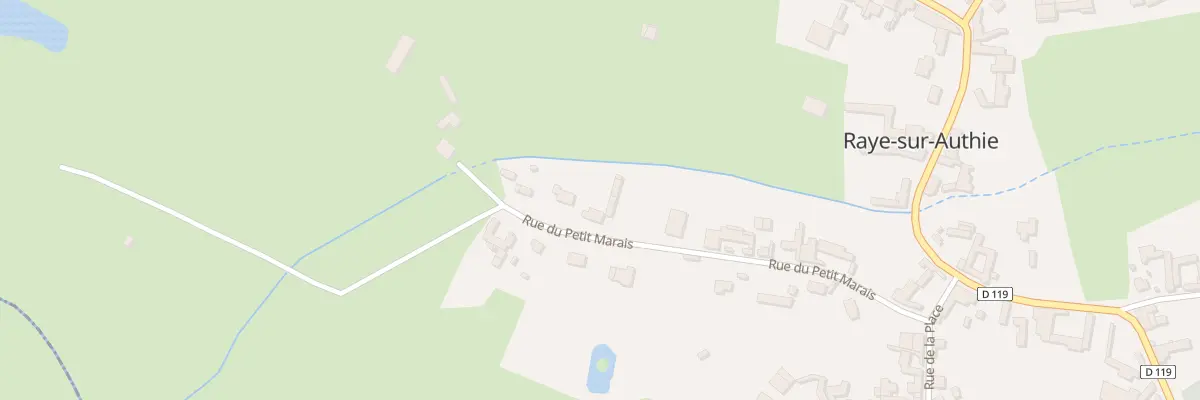 Plan du 12 Rue du Petit Marais à Raye-sur-Authie