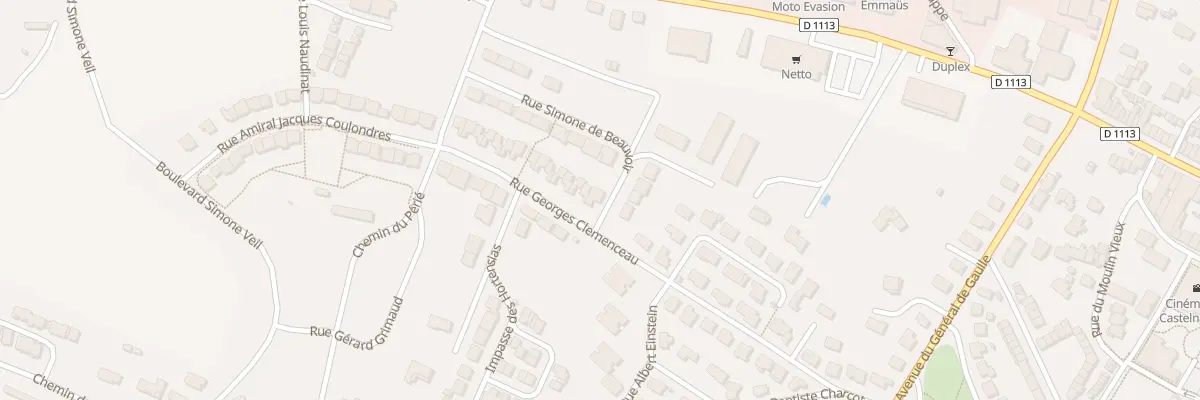 Plan du 17 Rue Georges Clemenceau à Castelnaudary