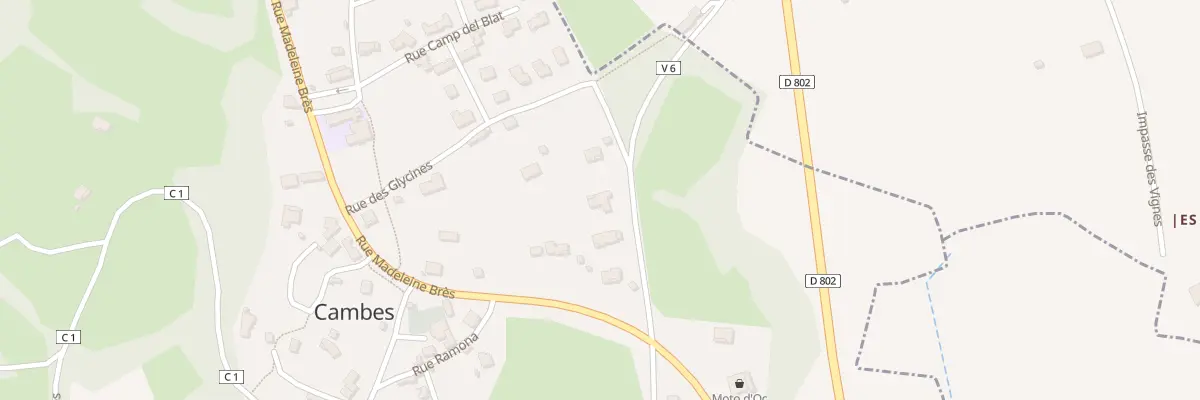 Plan du 5111 Cambes et Mas Delsol à Cambes