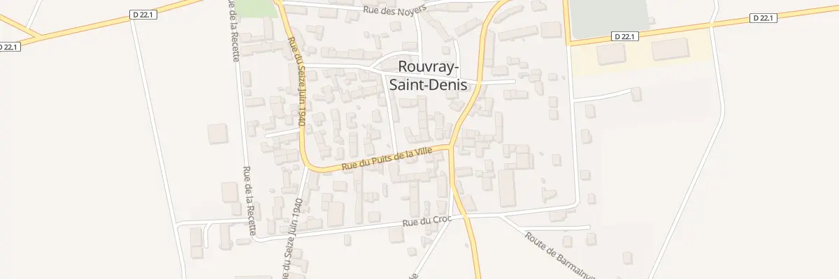 Plan du 17 Rue du Puits de la Ville à Neuville Saint Denis