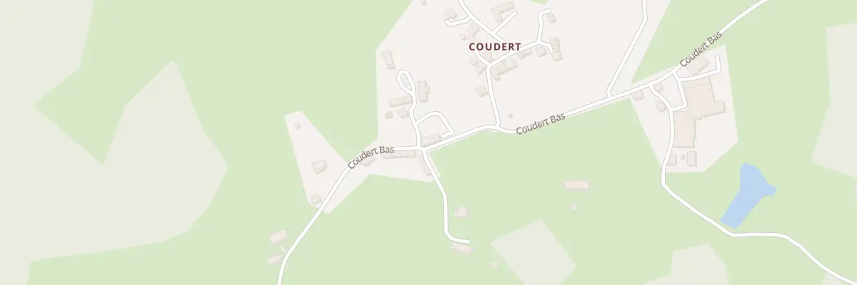 Plan du 8 Coudert Bas à Clergoux