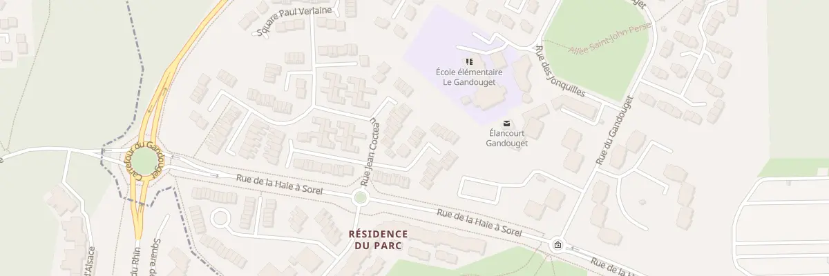 Plan du 7 Sq Guillaume Apollinaire à Élancourt