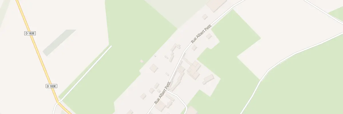 Plan du 11 Rue Albert Petit à Francières