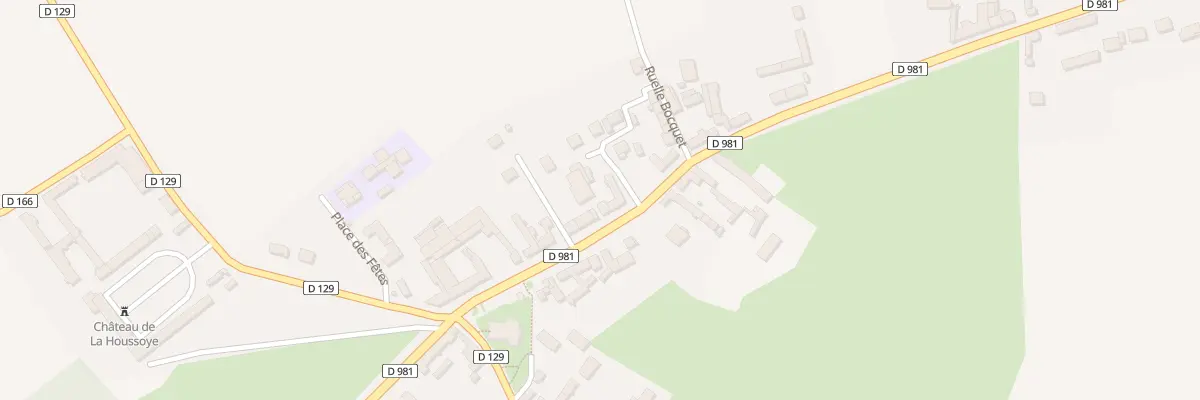 Plan du 145 Rte de Beauvais à La Houssoye