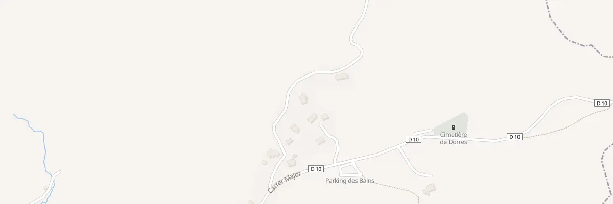 Plan du 8 Cae de Pont de Canal à Dorres