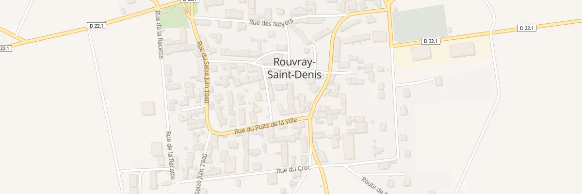 Plan du 15 Rue du Puits de la Ville à Neuville Saint Denis